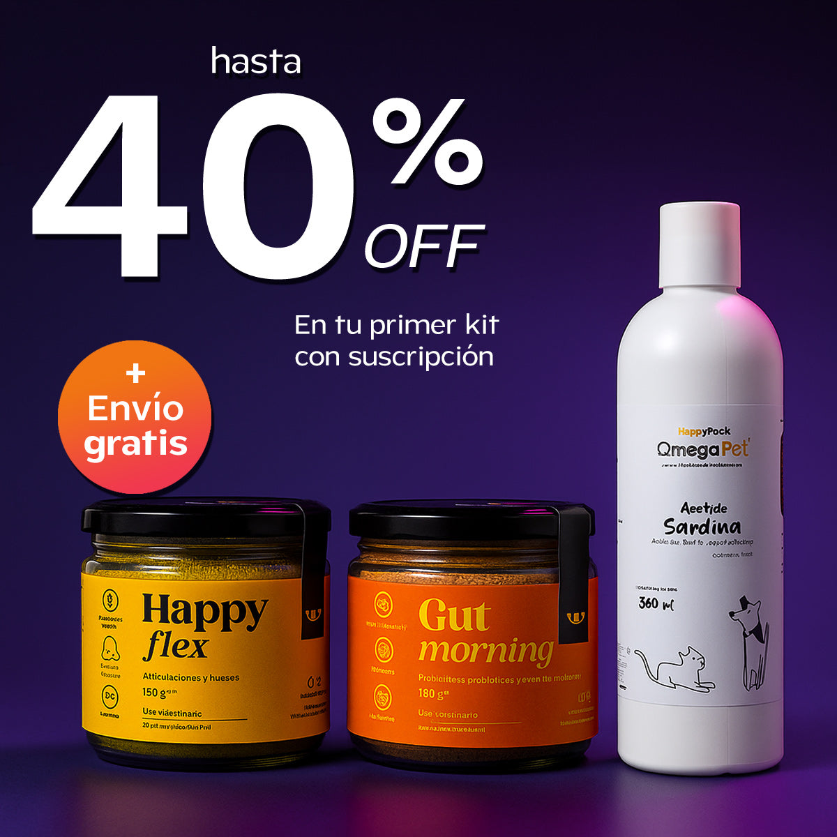 Best Seller Kit | Cuida su piel, pelo, digestión y articulaciones