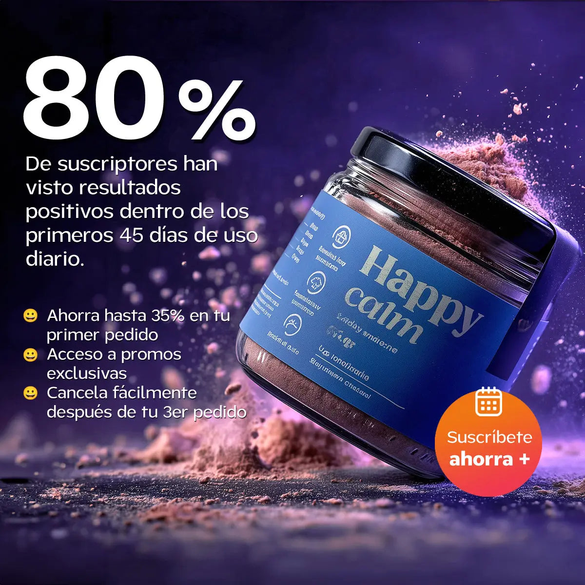 Happy Calm I Relajante natural para Perros y Gatos Happy Pal Suplementos y vitaminas