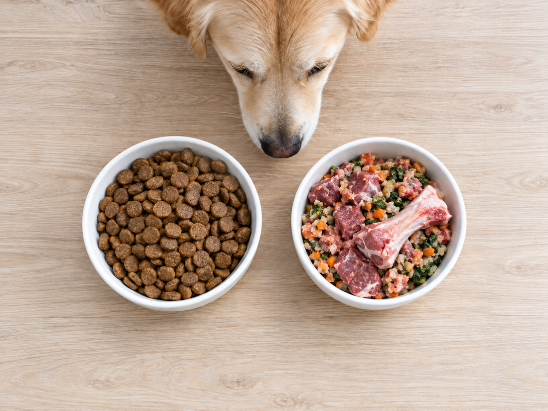 Croqueta o BARF: ¿Cuál es Realmente el Mejor Alimento para tu Perro?