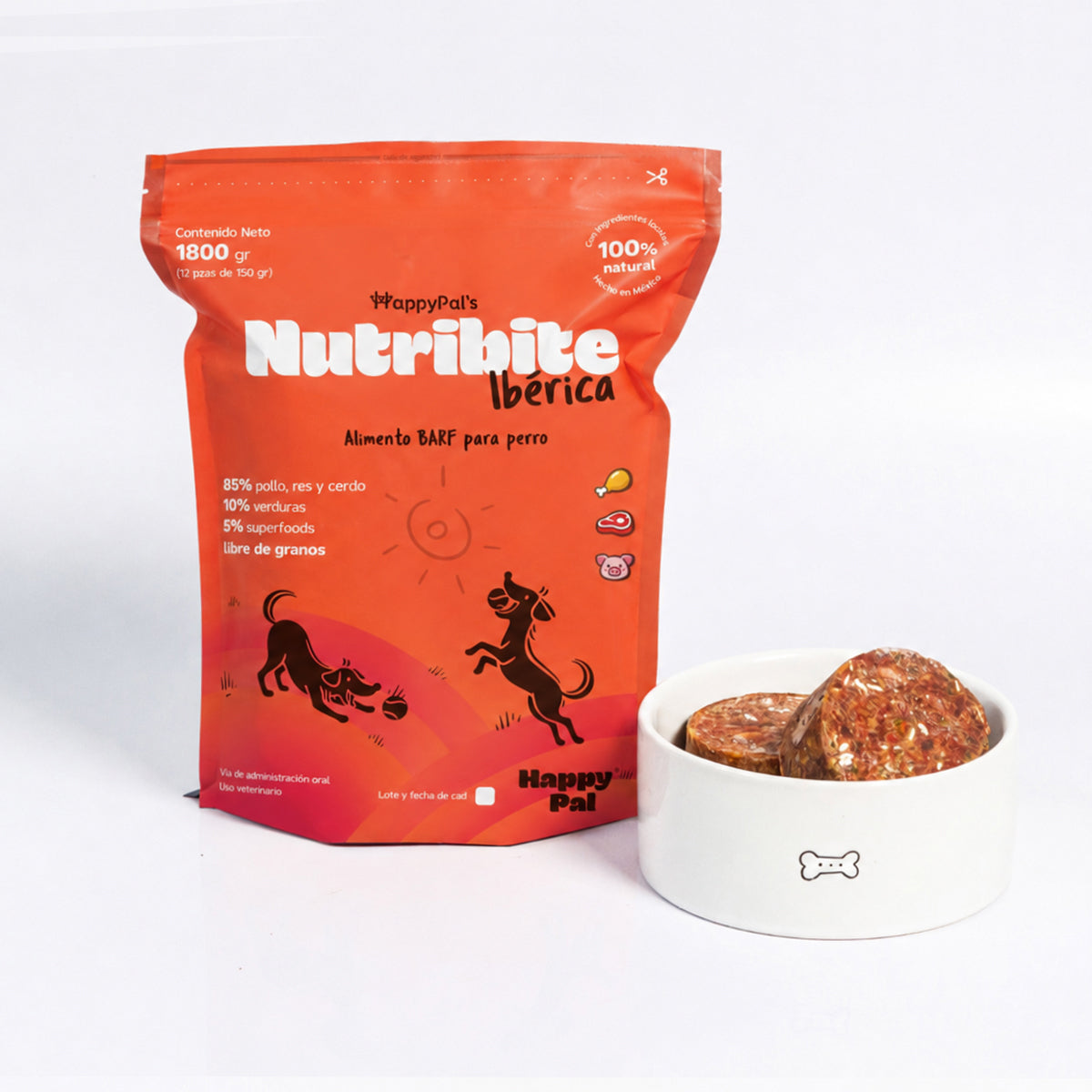 Nutribite I Dieta BARF para perros. Natural y congelada. Lista para servir.