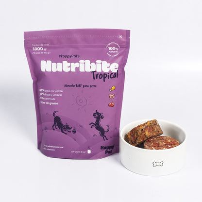 Nutribite I Dieta BARF para perros. Natural y congelada. Lista para servir.