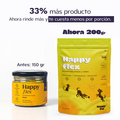 Happy Pal I Happy Flex I Suplemento Para Articulaciones de Perros y Gatos