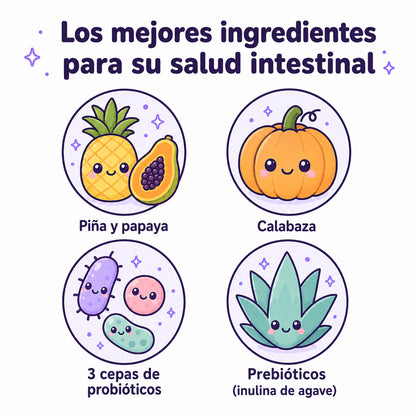 Gut Morning I Probióticos para perros. Suplemento para Salud Digestiva y Salud Intestinal