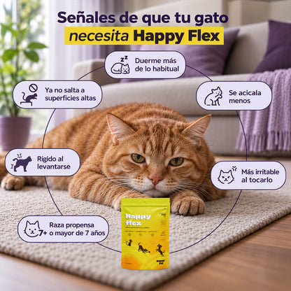 Happy Pal I Happy Flex I Suplemento Para Articulaciones de Perros y Gatos