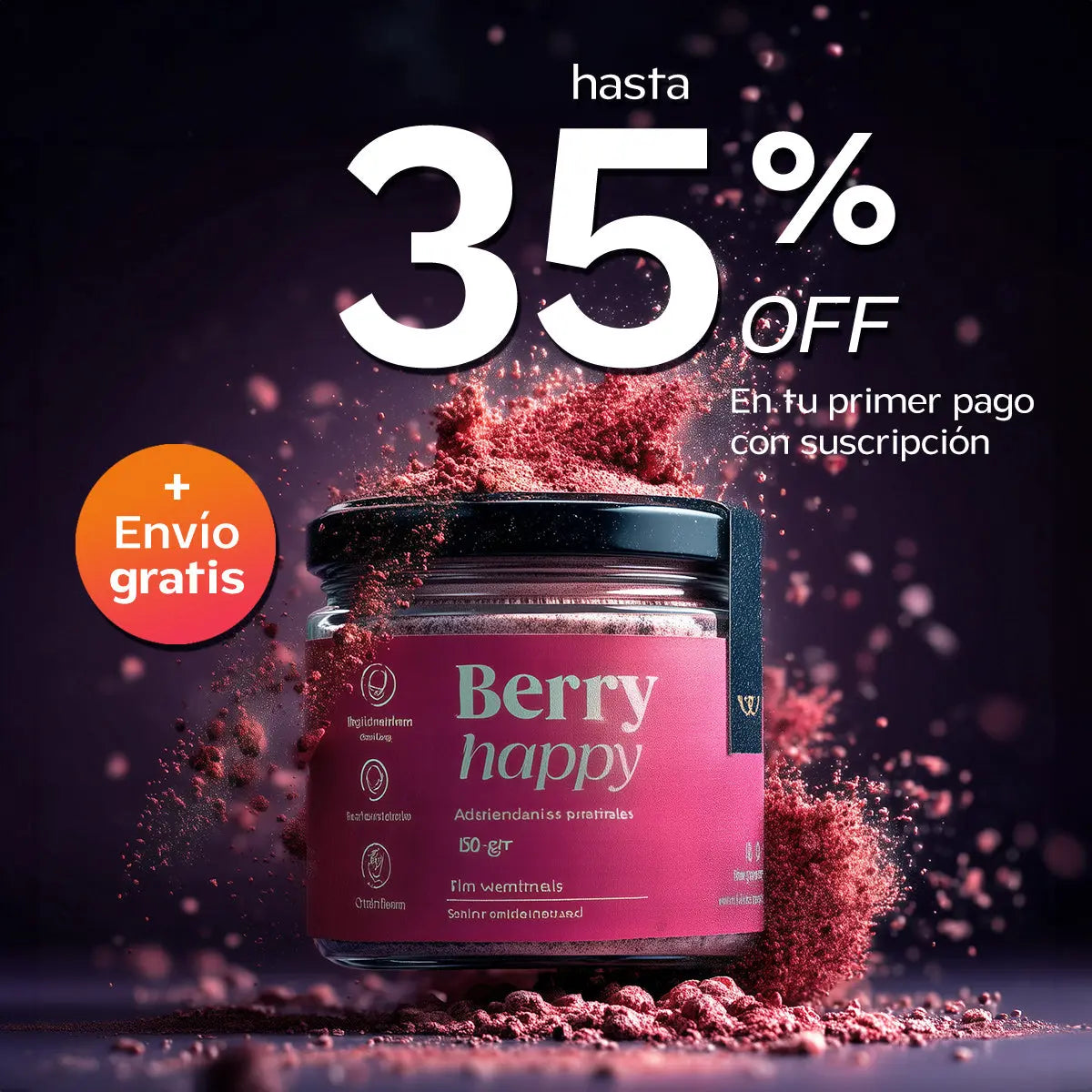 Berry Happy I Antioxidantes y vitaminas para perro y gato Happy Pal Suplementos y vitaminas