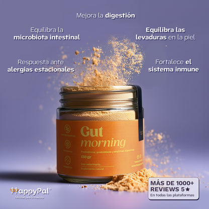 Probióticos para perros – suplemento para intestino y salud digestiva. Polvo