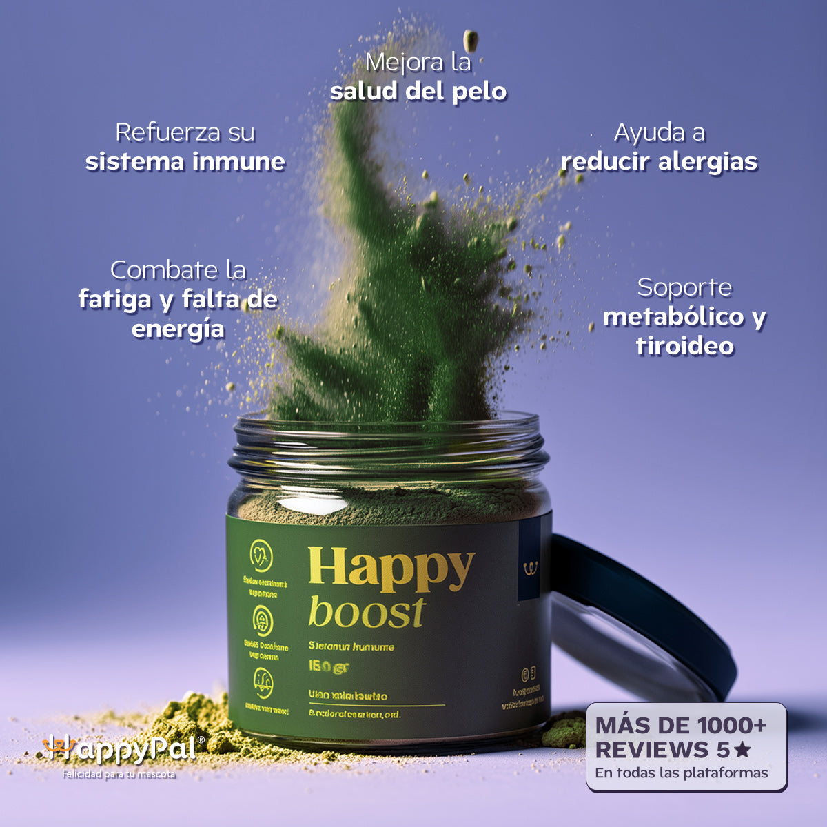 Happy Boost I  Multivitamínico con Algas y Miel de Abeja.