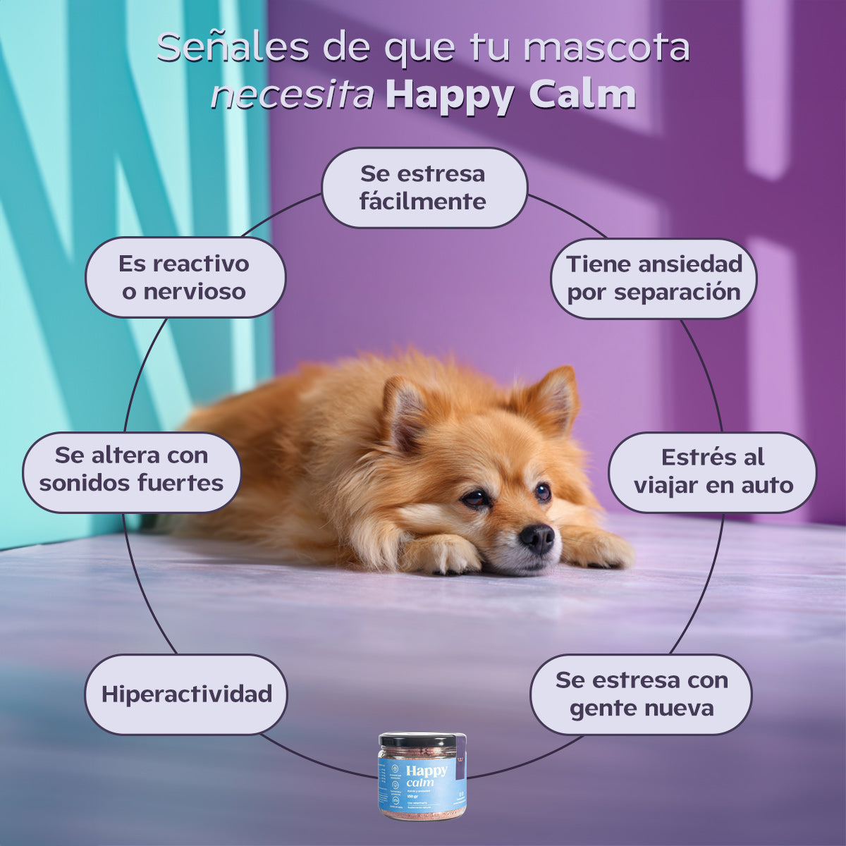 Happy Calm I Relajante natural para Perros y Gatos