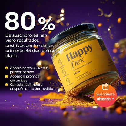 Happy Flex I  Anti Inflamatorio Para Perros y Gatos. Articulaciones, huesos y cadera