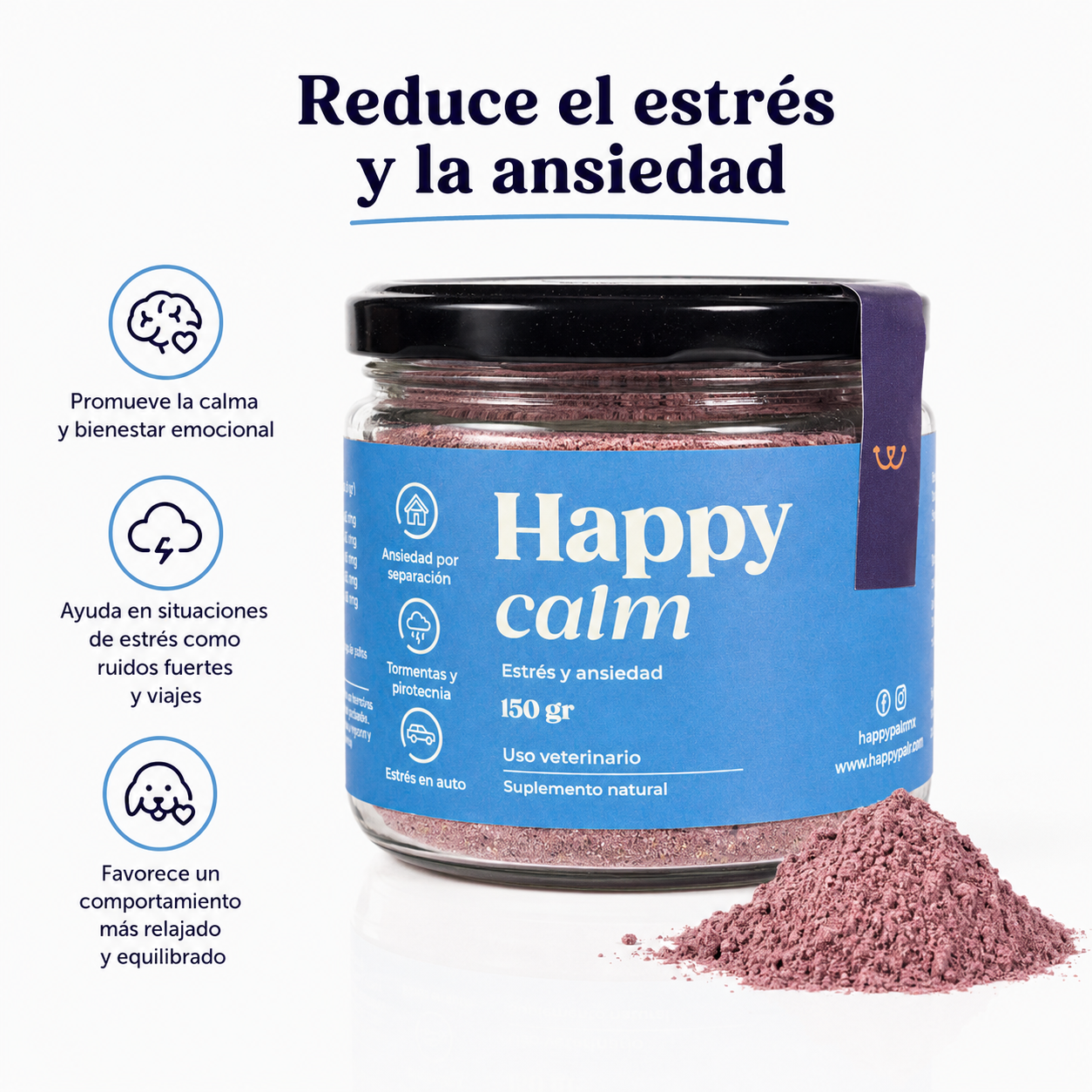 Happy Calm I Relajante natural para Perros y Gatos