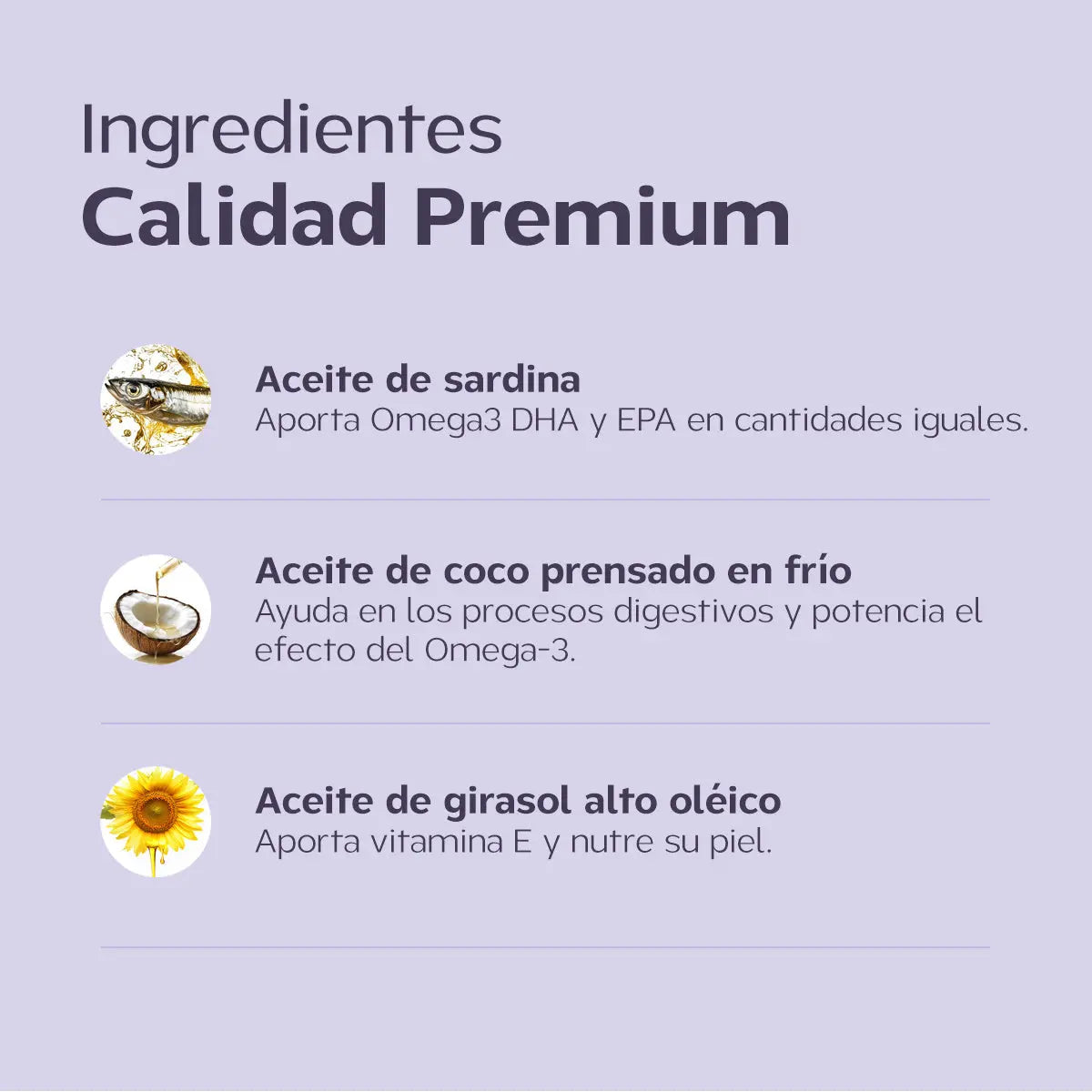 Omegapet I Aceite de Sardina con Omega 3 para Perro y Gato. Contiene DHA y EPA Happy Pal Suplementos y vitaminas
