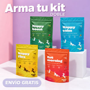 Arma tu kit doble de suplementos con descuento.
