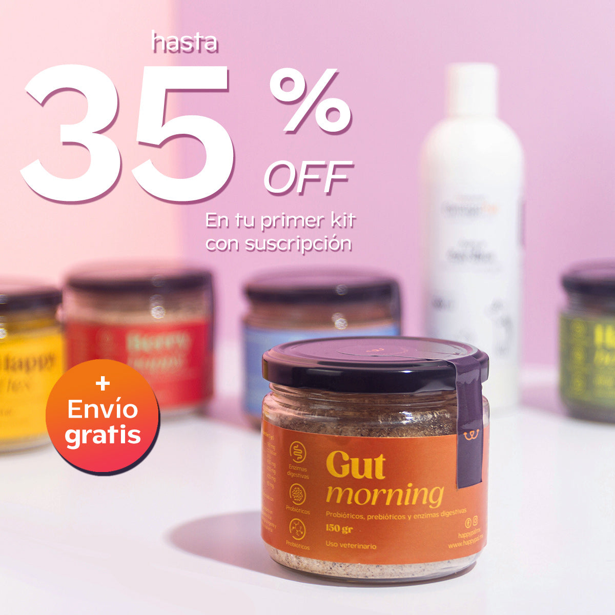 Arma tu kit doble de suplementos con descuento.